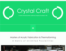 Tablet Screenshot of crystalcraft.com